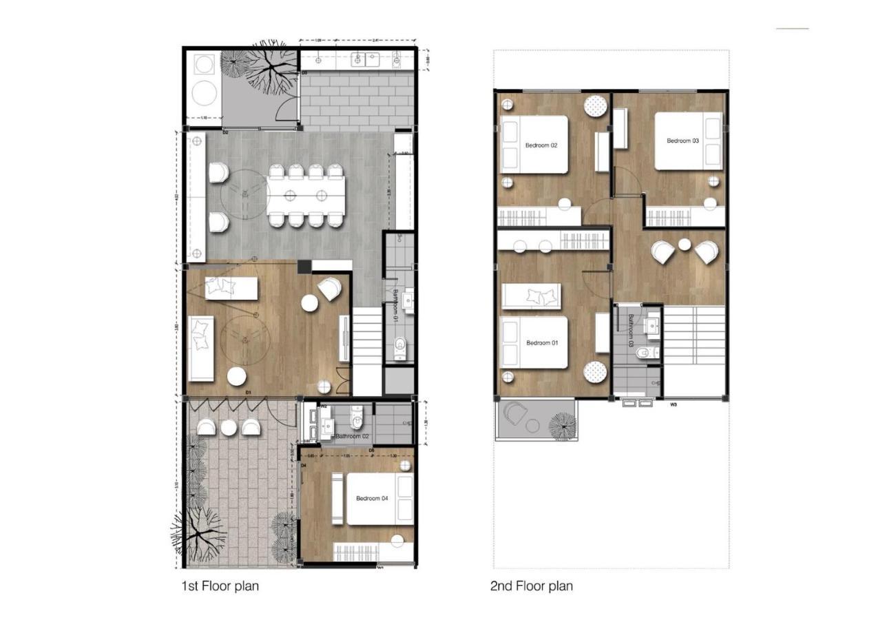 Aridom Designer Loft House Villa Банкок Екстериор снимка